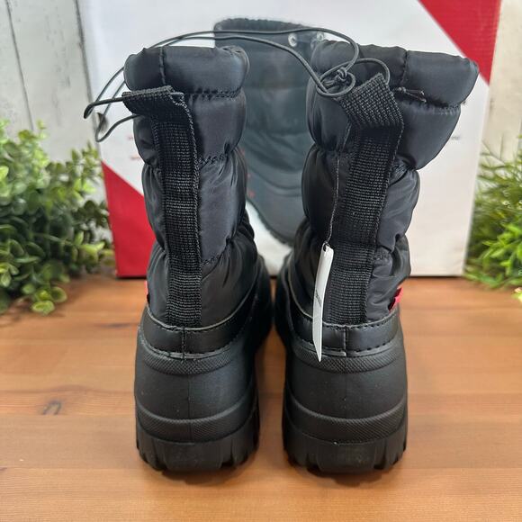 Chooka Women's Black Nylon Puffer Snow Boots Size 6 - Picture 5 of 8